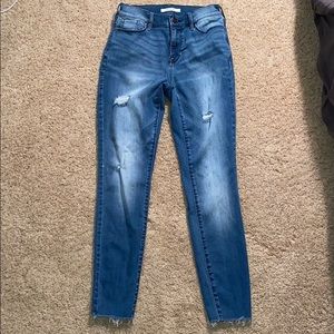 Pacsun Blue Ripped Skinny jeans